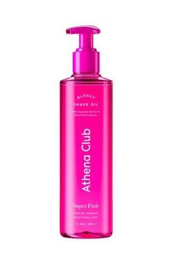 ATHENA CLUB | GLOSSY SHAVE OIL | SUPER PINK 8oz. NEW